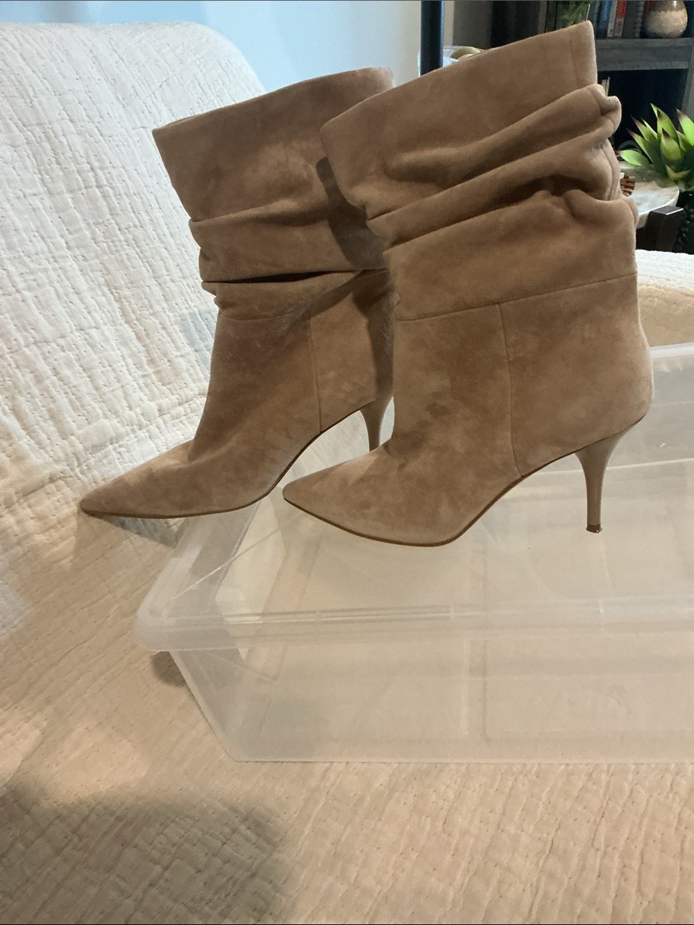 Taupe Ankle Boot - Picture 2 of 3